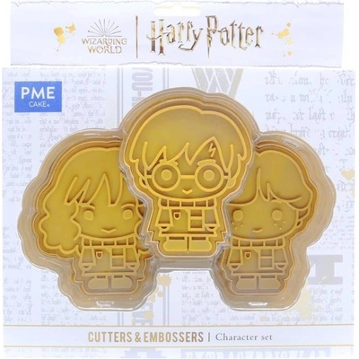 PME Harry Potter vykrajovátka s otiskovačem Harry, Ron a Hermiona (3 ks)