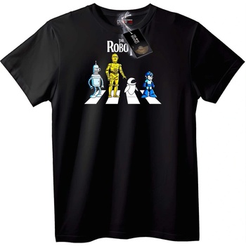 NOONEBRAND Тениска Робот пресичане - 7XL, White