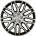 Versaco Тасове за джанти 13'' Versaco Dakar Silver/Black