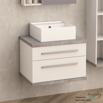 Inter Ceramic Долен конзолен pvc шкаф за баня icp 6144-1