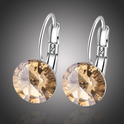 Sisi Jewelry náušnice Swarovski Elements Amanda Champagne E-ER0574(10) Champagne