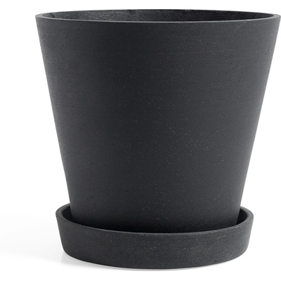 HAY Саксия Hay с поставка 21, 5 см черна (AB394-A604-AB68)