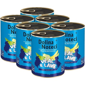 Dolina Noteci Superfood Телешко & Ягне 6 x 800 г