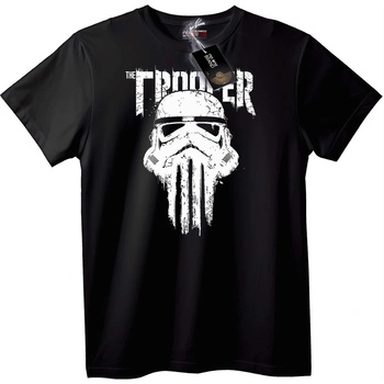 NOONEBRAND Тениска The Trooper Stormtrooper - 7XL, White