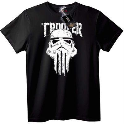 NOONEBRAND Тениска The Trooper Stormtrooper - 7XL, White