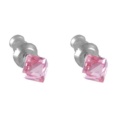 JSB Swarovski Elements kostka světle růžové 713864 lr pecky light rose