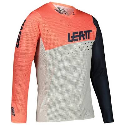 Leatt JUNIOR MTB Gravity 4.0 Coral oranžová/granátová/bílá