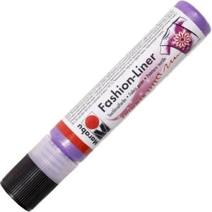 Marabu Контур за текстил Fashion Liner, № 596, лилав брокат, 25 ml