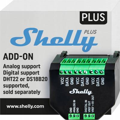 Shelly AddOn Plus 1/1PM Plus