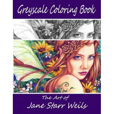 Grey Scale Coloring Book by Jane Starr Weils | Jane Starr Weils