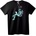 NOONEBRAND Тениска Космонавт с Лаптоп - 5XL, Black