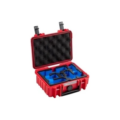 B W Outdoor Case Type 500 pre DJI Osmo Pocket 3 Creator Combo červený
