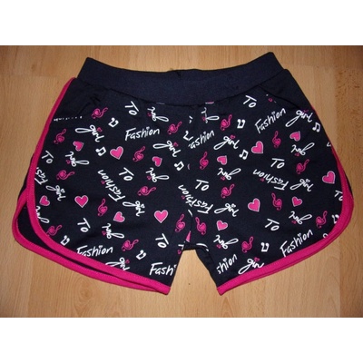 Sezon M2085 dívčí šortky / kraťasy černá