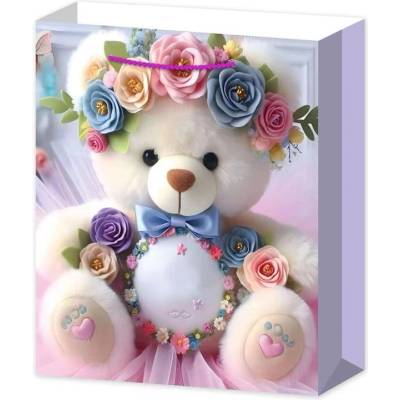 Raya Toys Хартиена торбичка за подарък Raya Toys Мече S