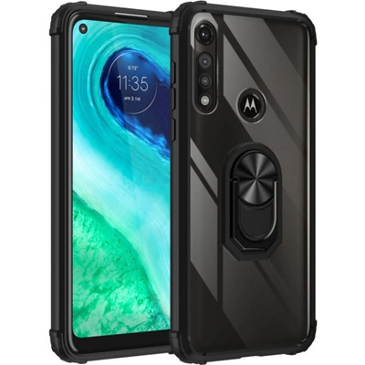 Гръб Military ring за Motorola Moto E7 - Черен