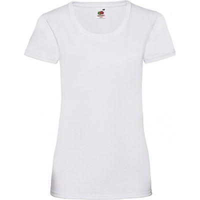 Fruit of the Loom Ladies Valueweight T bílá