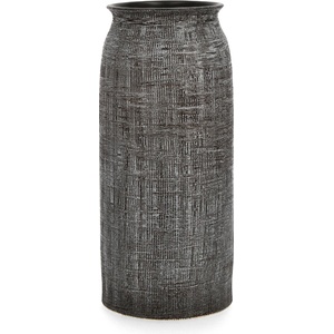 Bizzotto ДЕКОРАТИВНА ВАЗА papyrus 17, 7x40 Т СИВА (0501451)