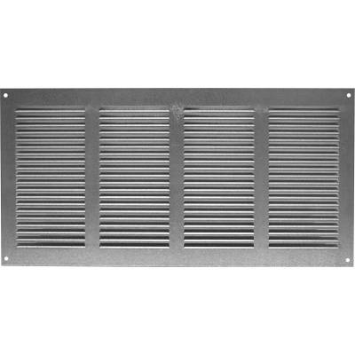 Ventishop KVMp 400x200 kovová hranatá větrací mřížka se síťkou, pozink. ocel