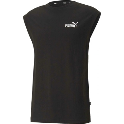 Puma Essentials SLEEVELESS TANK čierna biela