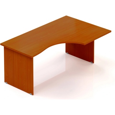 Lenza Ergonomický stůl Visio 160 x 100 cm, pravý, třešeň