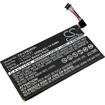 Cameron Sino Батерия за Lenovo Ideatab Miix 3, (equ. L14C1P21), 4200mAh (CS-LVM380SL)