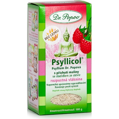 Biogena Psyllium s příchutí maliny 100 g