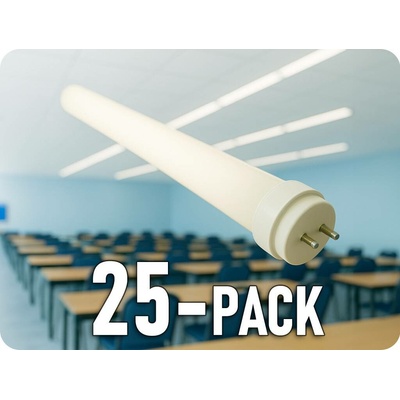 V-TAC LED trubice T8 9W, 850lm, G13, sklo, 60cm/25-PACKNeutrální bílá