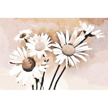 DIMEX ART s. r. o Флизелинов фототапет кафяво цветя 375 x 250 см