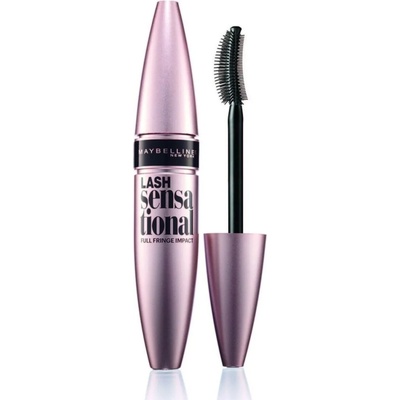 Maybelline Lash Sensational riasenka pre objem predĺženie a výživu mihalníc Very Black 9,5 ml