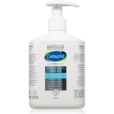 Cetaphil PRO ItchControl Protect защитен крем за ръце за суха кожа 500ml