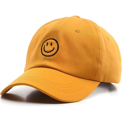 HARAHU Шапка с козирка Смайлик - Жълта kp22115 (22115)