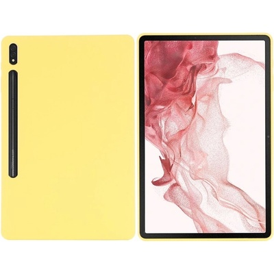 Vsetkonamobil 54226 RUBBER Ochranný kryt pre Samsung Galaxy Tab S8+ / S7+ / S7 FE žltý