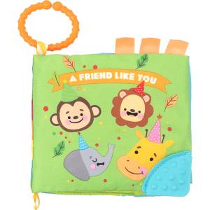 KikkaBoo Текстилна книжка с чесалка Kikkaboo - Friend Like You (31201010210)