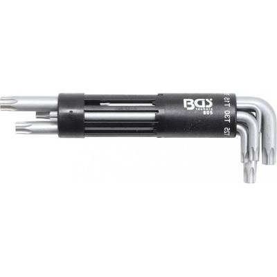 BGS technic Súprava imbusových kľúčov v tave L extra dlhé T-Star s dierou pre torx T10 - T50 8 ks BGS 805