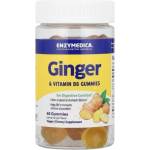 Enzymedica Ginger & Vitamin B6 Gummies [60 желирани бонбони] Лимон