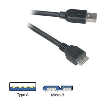 Akasa AK-CBUB04-10BK USB 3.0 A to Micro B