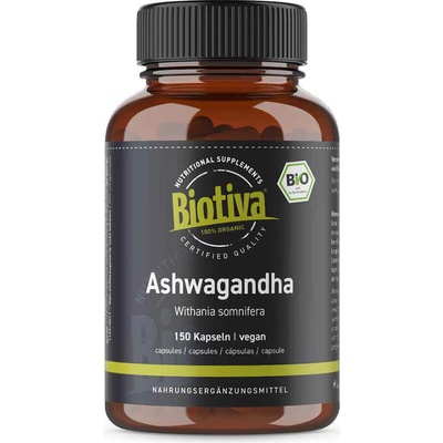 Biotiva Bio Ashwagandha 150 kapslí