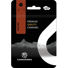 Cannapurna CBD květy konopí 12 % indoor TRIM mix1 % THC 10 g