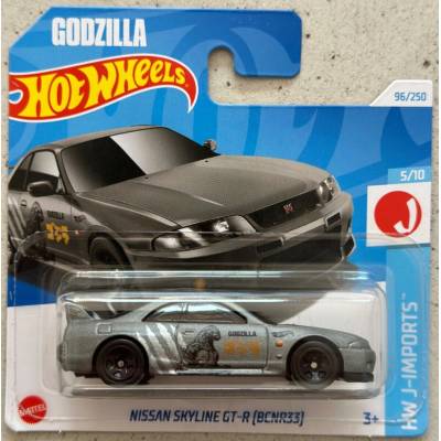 Mattel Количка Nissan Skyline GT-R (BCNR33) 1: 64 (Hot Wheels) (34031)