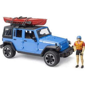 BRUDER 2529 Jeep Wrangler Rubicon с каяк и фигура (02529)