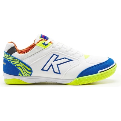 Kelme Мъжки маратонки Kelme Precision Trainers Mens - White/Blue/Lime