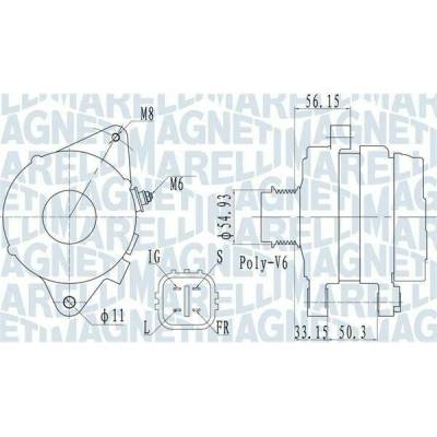 generátor MAGNETI MARELLI 063732027010