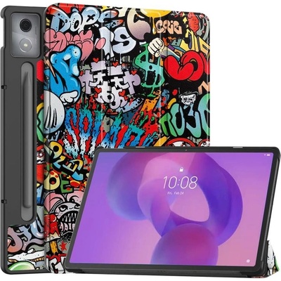 Vsechnonamobil 105043 ART Zaklápěcí pouzdro pro Lenovo Idea Tab Pro GRAFFITI