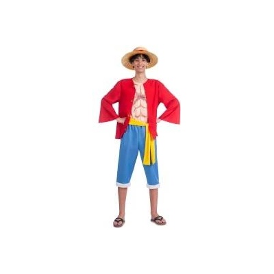 One Piece Маскировъчен костюм за възрастни One Piece Luffy (5 Части) Размер S