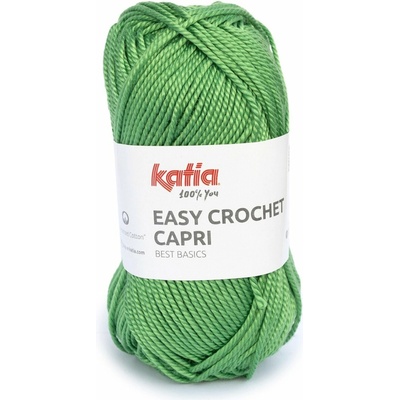 EASY CROCHET CAPRI Katia Farby EASY CROCHET CAPRI: 117 svieža zelená