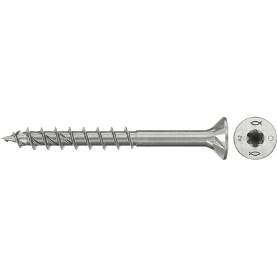 Fischer 574049 skrutky do drevotriesky 5 mm 70 mm TX Nerezová oceľ 100 ks