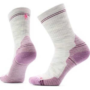 Smartwool Дамски туристически чорапи Smartwool Women's Performance Hike Light Cushion Crew Walking socks - Ash / Purple Dawn (201-4063-0911)