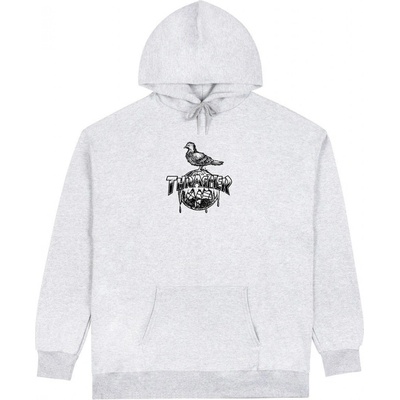 Thrasher (ANTI HERO) COVER THE EARTH HOOD Ash Grey