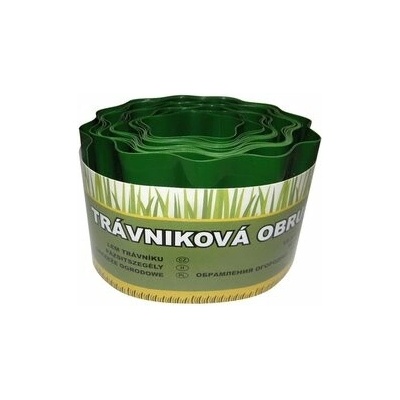 Okraj trávnika 9 m - 20 cm zelený