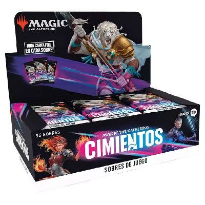Wizards of the Coast Magic The Gathering Cimientos Play Booster Display (36) spanish